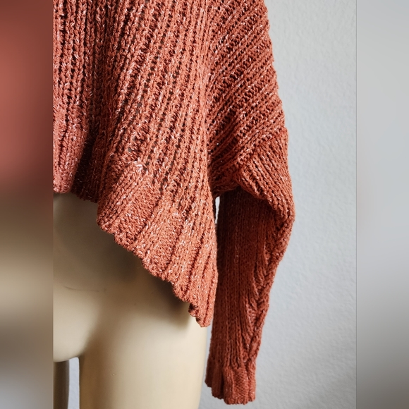 🏷🆕️ Cotton On Cropped Open Knit Pullover  sweater- Arabian Spice - L - Picture 11 of 15